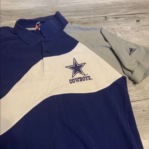 Mens size large vintage Dallas cowboys polo - Picture 2 of 2